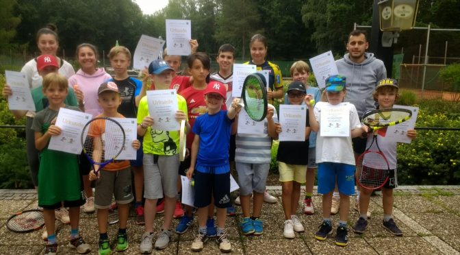 2. Sommercamp 2019: Tennis-Nachwuchs in Bestform